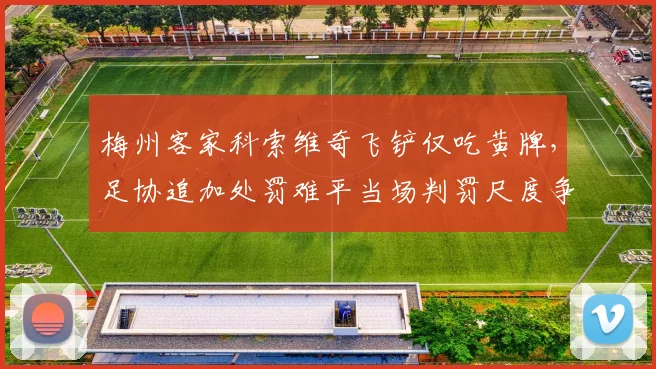 梅州客家科索维奇飞铲仅吃黄牌，足协追加处罚难平当场判罚尺度争议